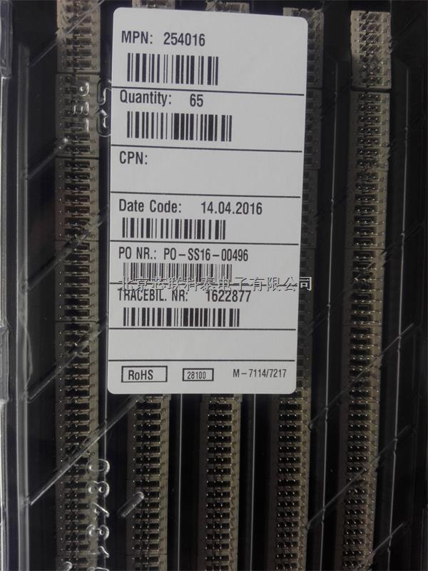 【1.27毫米母型16针】德国ERNI过程控制电缆板对板连接器168312-168312尽在买卖IC网