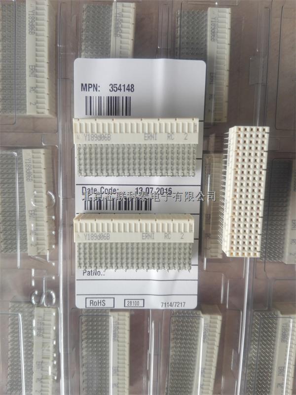 ERNI（恩尼）轨道交通通讯焊接母型垂直式板对板连接器109530（60针）-109530尽在买卖IC网
