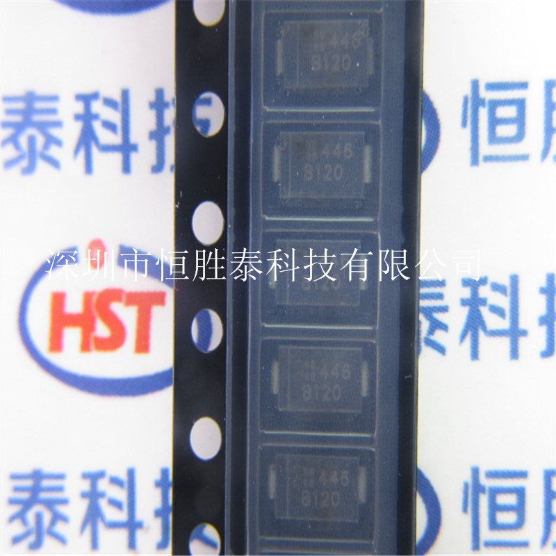 代理原装现货B120-13-F 20V 1A SMA贴片肖特基二极管-B120-13-F尽在买卖IC网