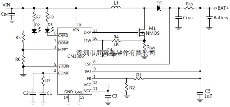 上海如韵：CN3306-TSSOP16 PWM升压型多种电池充电管理集成IC/应用：磷酸铁锂电池-CN3306-TSSOP16尽在买卖IC网